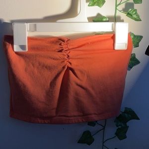 Peach crop top
